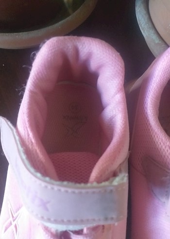 Kinetux Pembe Bağcıklı Kız Çocuk Spor Ayakkabı - Görsel 5