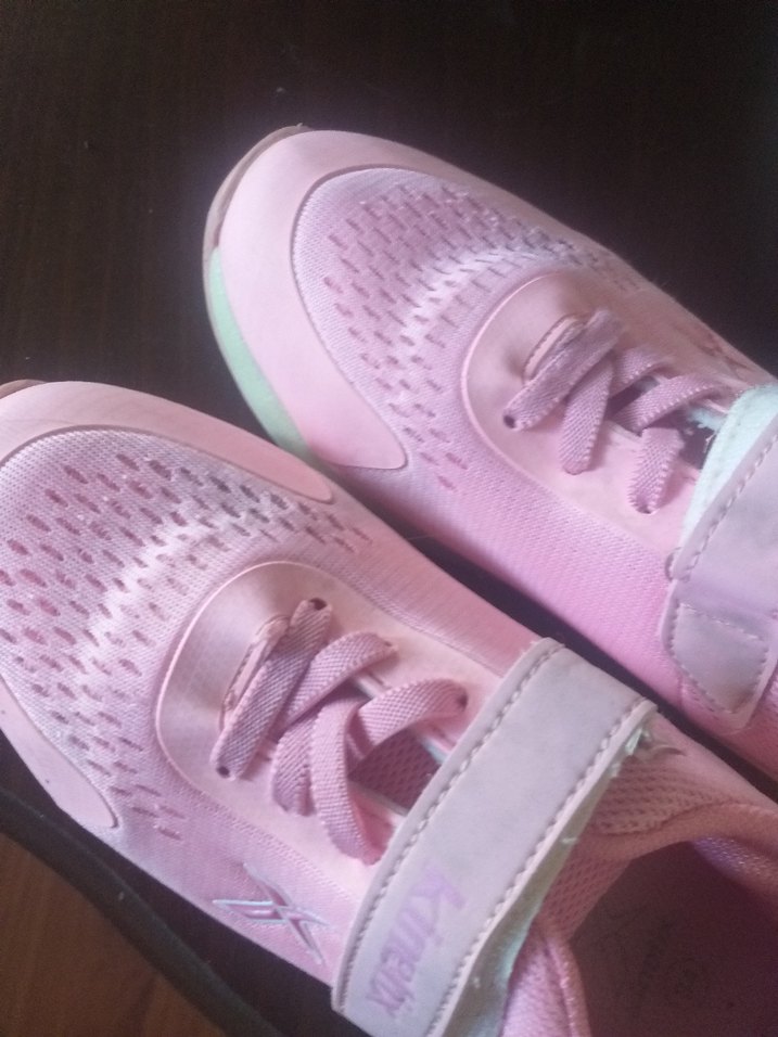 Kinetux Pembe Bağcıklı Kız Çocuk Spor Ayakkabı - Görsel 2