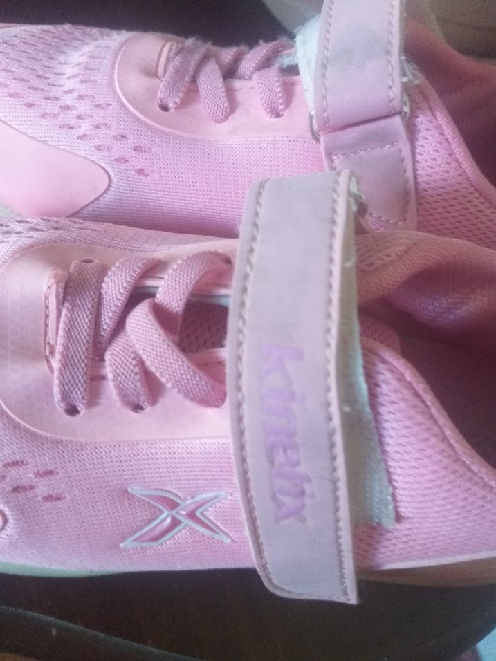 Kinetux Pembe Bağcıklı Kız Çocuk Spor Ayakkabı - Görsel 3