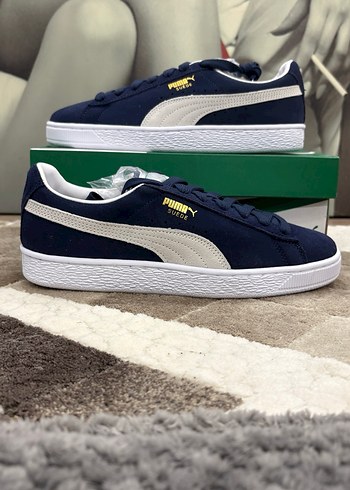 Puma Suede Classic Kadın Lacivert Spor Ayakkabı Sneaker - Görsel 3