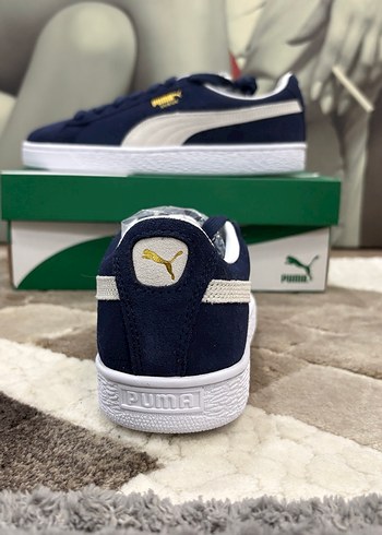 Puma Suede Classic Kadın Lacivert Spor Ayakkabı Sneaker - Görsel 5