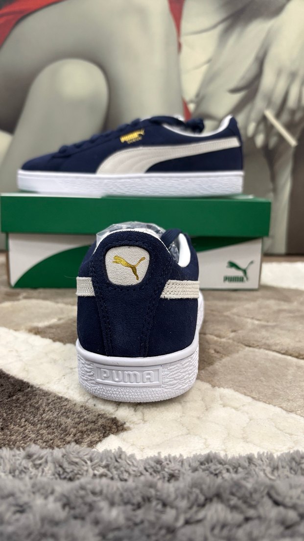 Puma Suede Classic Kadın Lacivert Spor Ayakkabı Sneaker - Görsel 5