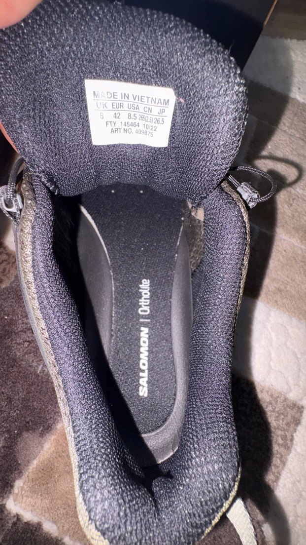 Salomon XA Pro 3D V8 Erkek Siyah Outdoor Ayakkabı - Görsel 5