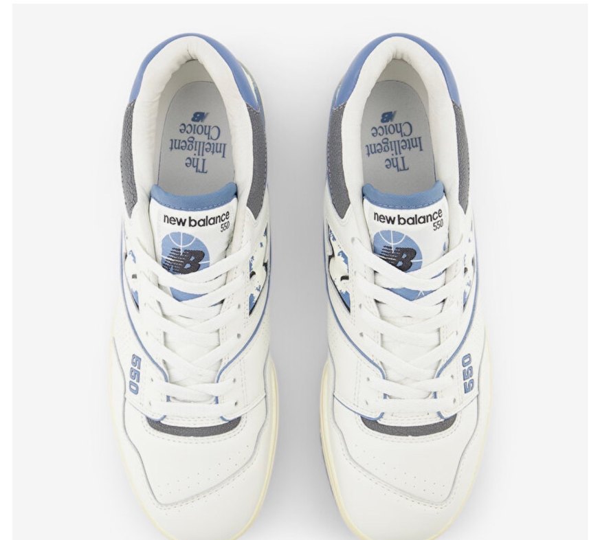 New Balance 550 Beyaz Kadın Günlük Spor Ayakkabı Sneakers - Görsel 4