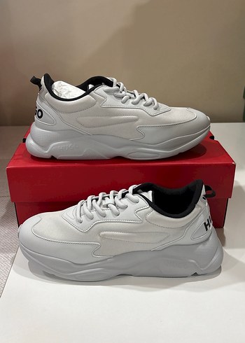 Hugo Boss Hugo Leon Run Erkek Beyaz Sneaker Ayakkabi