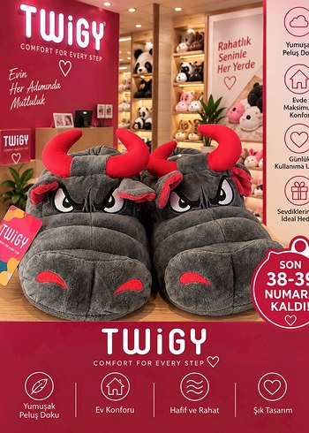 Twigy Kadin Boga Figurlu Pelus Ev Terligi Panduf