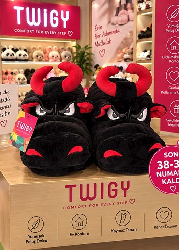 Twigy Kadin Boga Pelus Terlik Rahat Ve Eglenceli