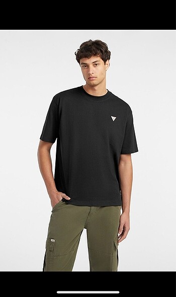 Guess Erkek Siyah T-Shirt