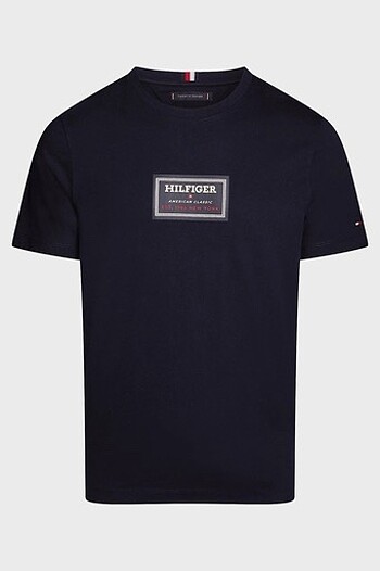 Tommy Hilfiger Erkek Siyah T-shirt