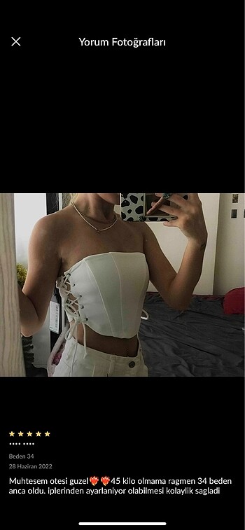Trendyol milla Ekru Belenli bağlamalı büstiyer