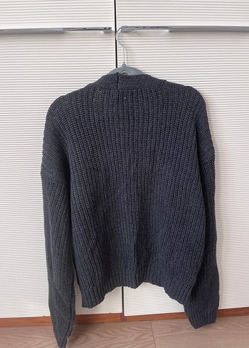 Pull and Bear Pull and bear gri örgü hırka