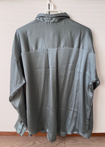 H&M H&m gri saten gömlek
