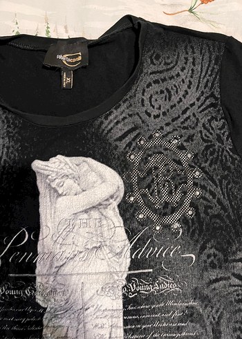 Siyah gotik tişört - Görsel 2