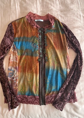 American Vintage Bohem Fermuarli Vintage Bluz