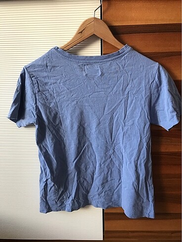 xs Beden mavi Renk Pull and bear y2k tshirt