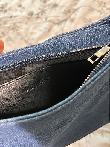 Pull and Bear Pull and bear denim kol çantası