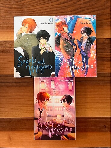 Sasaki and miyano 1,2,4 ingilizce manga