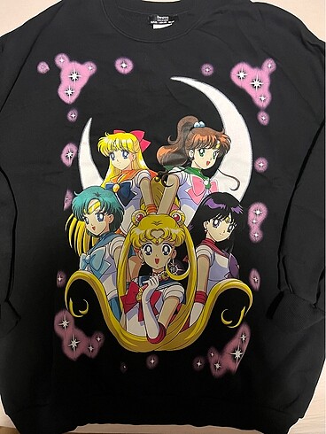 Bershka Bershka sailor moon oversize sweatshirt