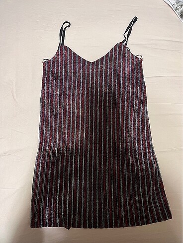 Pull and bear simli elbise