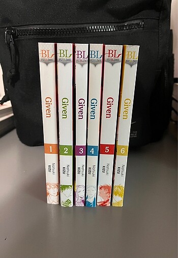 Given 1-6 ingilizce manga seti