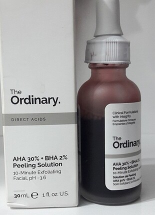 Aha bha kırmızı peeling ordinary
