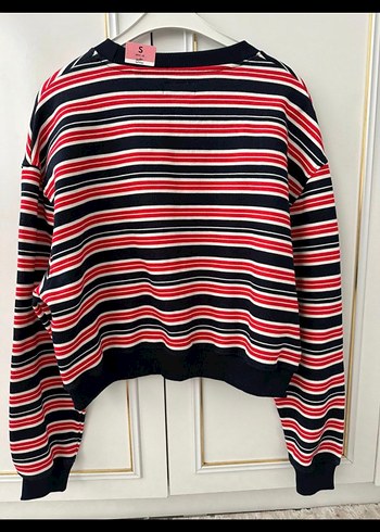 lefties çizgili swatshirt - Görsel 5