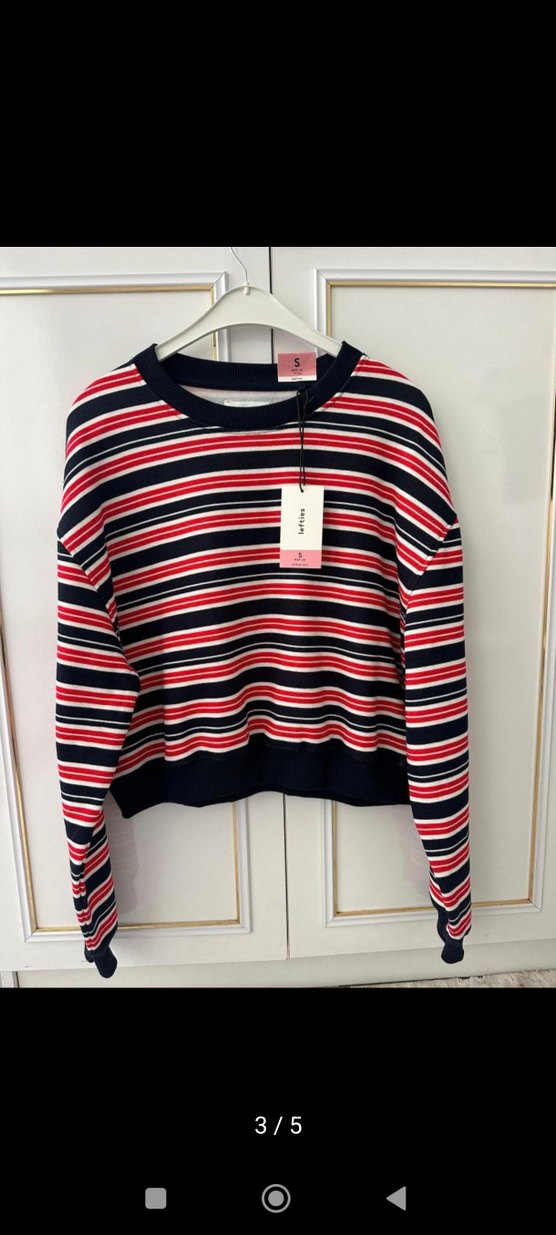 lefties çizgili swatshirt - Görsel 2