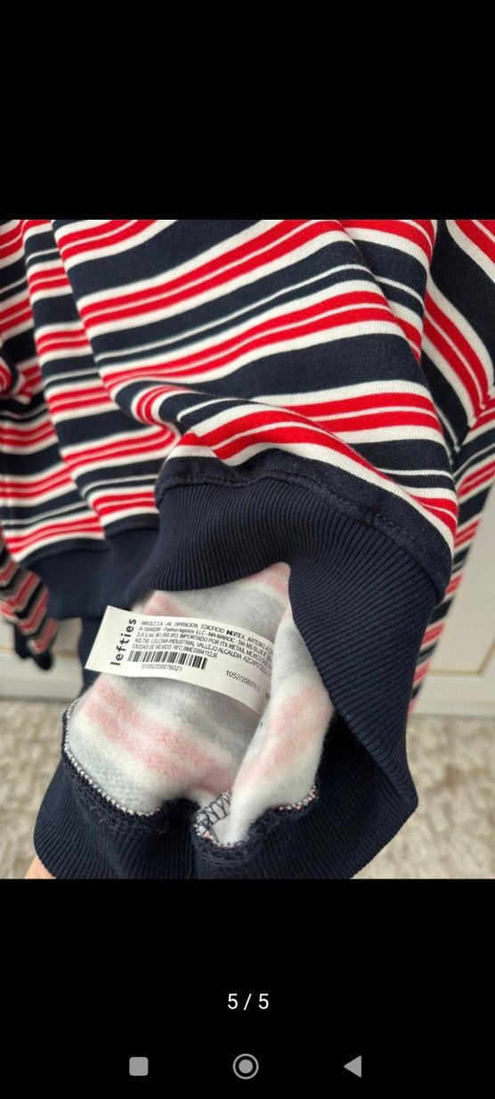 lefties çizgili swatshirt - Görsel 4