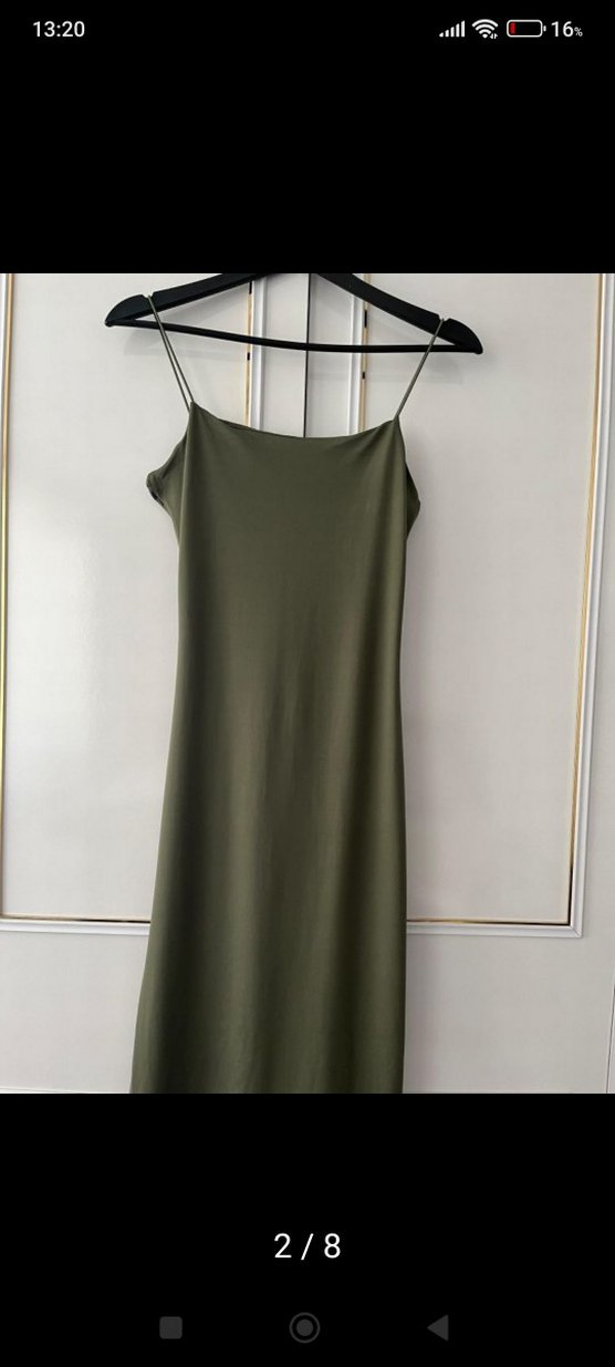 pull&bear askılı elbise - Görsel 2