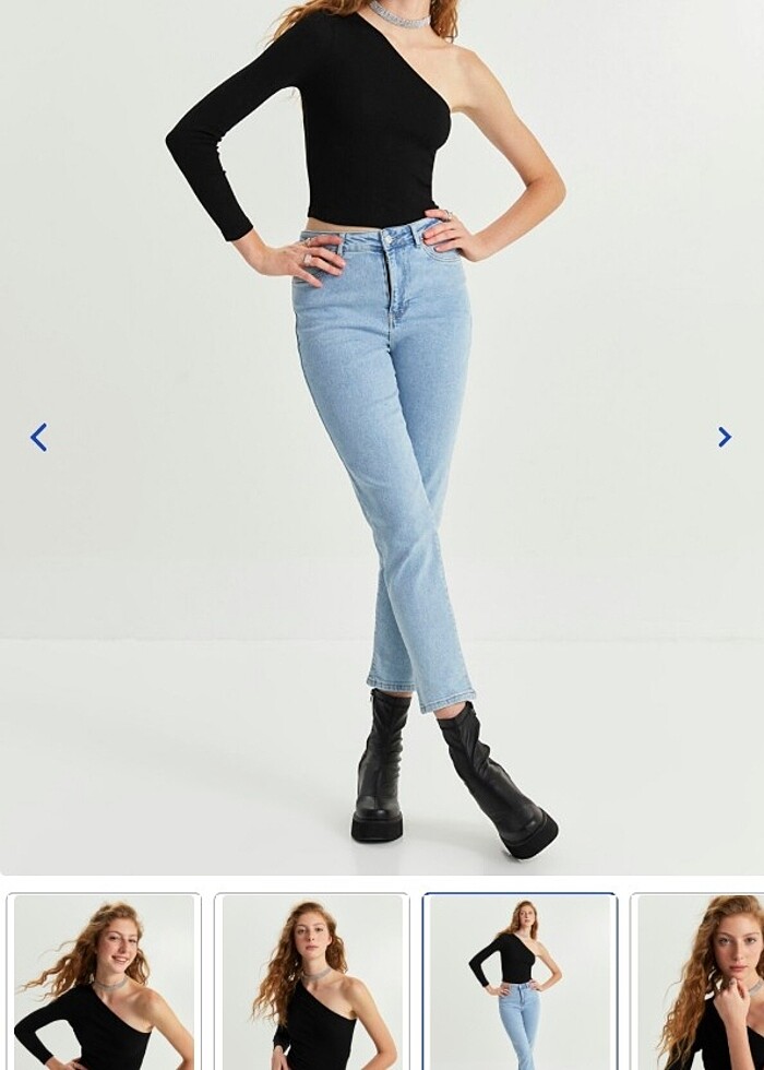 Xsıde tek omuz bluz  - Görsel 2