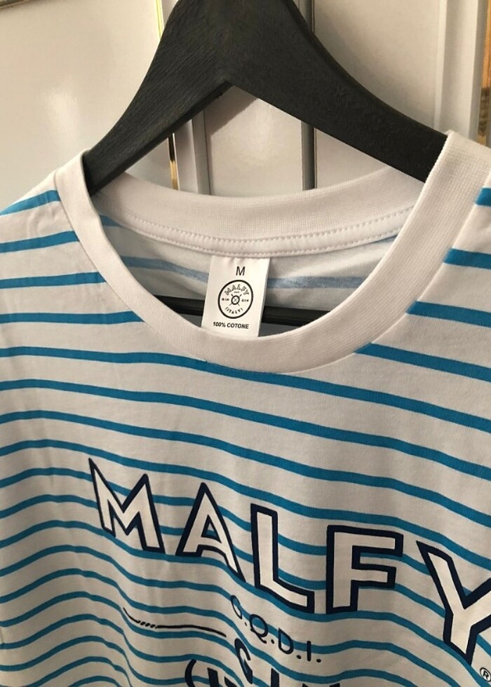 Erkek çizgili t-shirt  - Görsel 2