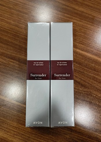 AVON SURRENDER 50ML ERKEK PARFÜM 2 Lİ
