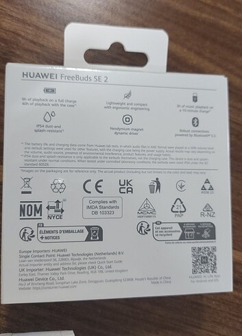  Beden HUAWEİ FREEBUDS SE 2 KULAKLIK (SIFIR)