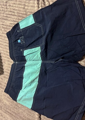 Lacivert Bel Detaylı Erkek Mayo Şortu - Görsel 5