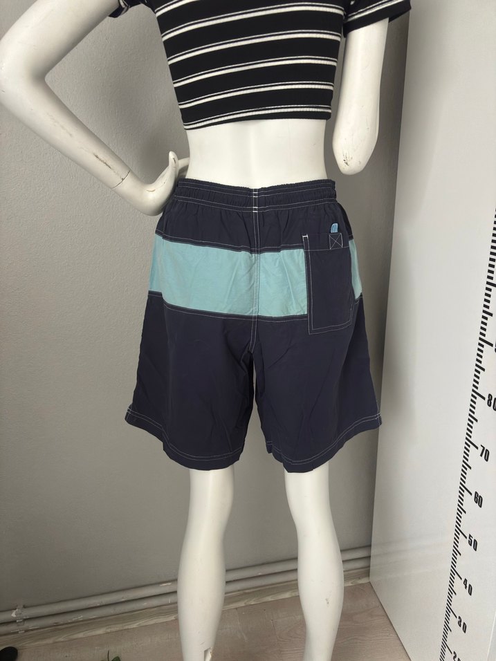 Lacivert Bel Detaylı Erkek Mayo Şortu - Görsel 2