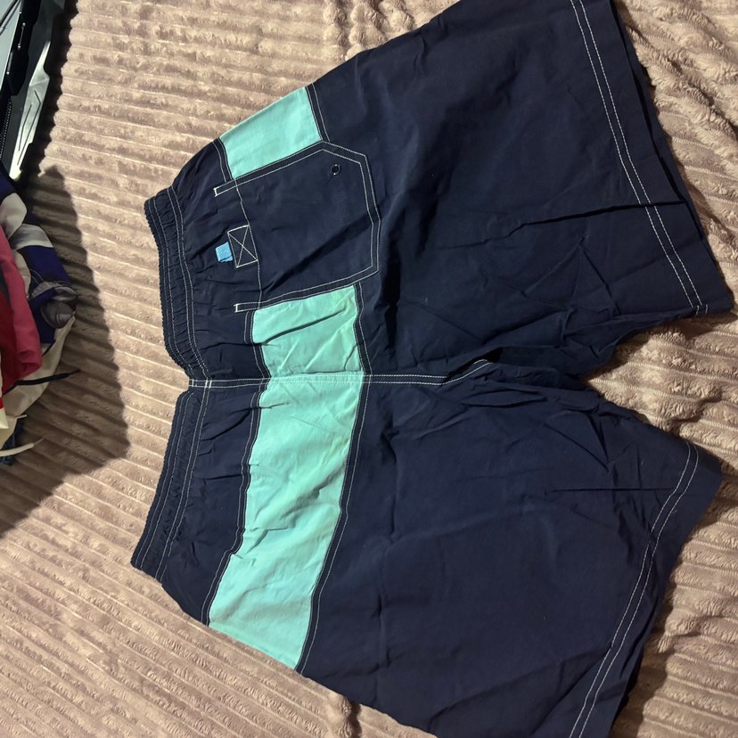 Lacivert Bel Detaylı Erkek Mayo Şortu - Görsel 5