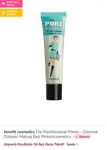 Benefit The Porefessional Gözenek Gizleyici Baz