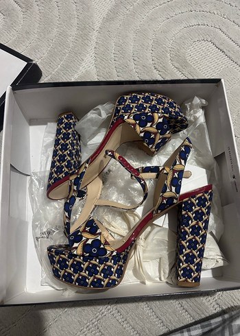 Orjinal nine west Platform Topuklu Kadın Ayakkabı - Görsel 7