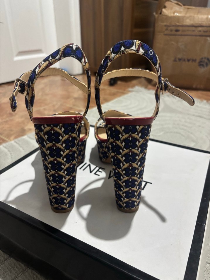Orjinal nine west Platform Topuklu Kadın Ayakkabı - Görsel 3