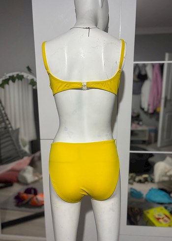 Sarı Strappy Kadın Bikini Takımı - Görsel 2