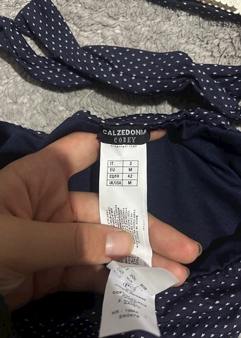 Lacivert puantiyeli Kadın Bikini takımı - Görsel 5