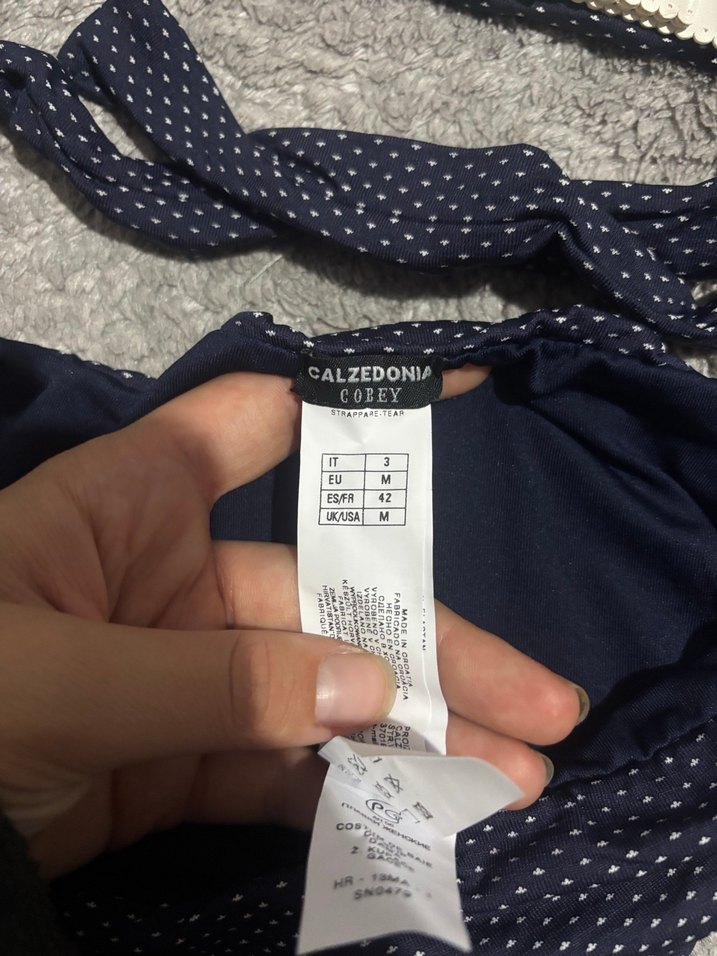 Lacivert puantiyeli Kadın Bikini takımı - Görsel 5