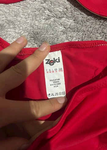 Kırmızı bikini takımı - Görsel 3