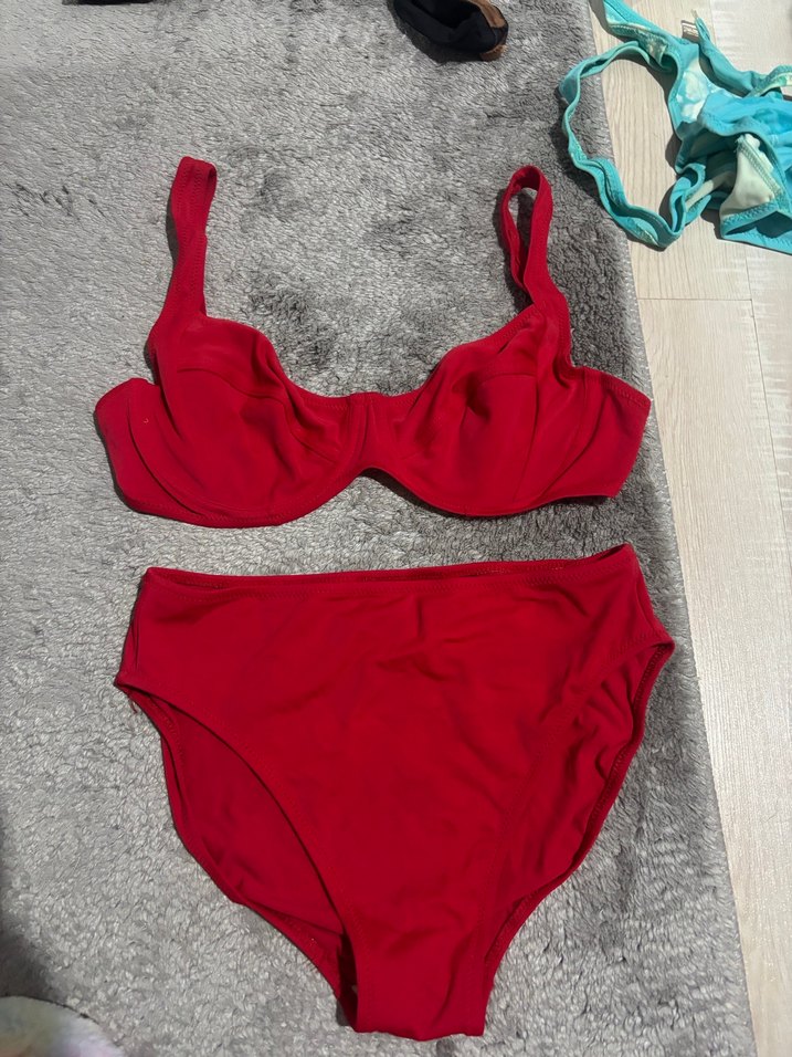 Kırmızı bikini takımı - Görsel 4