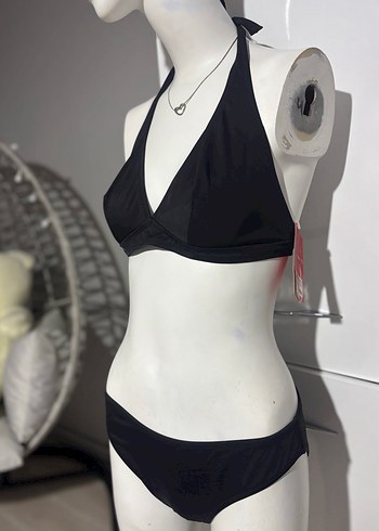Siyah Mini Askılı Kadın Bikini - Görsel 2