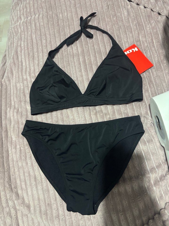 Siyah Mini Askılı Kadın Bikini - Görsel 4