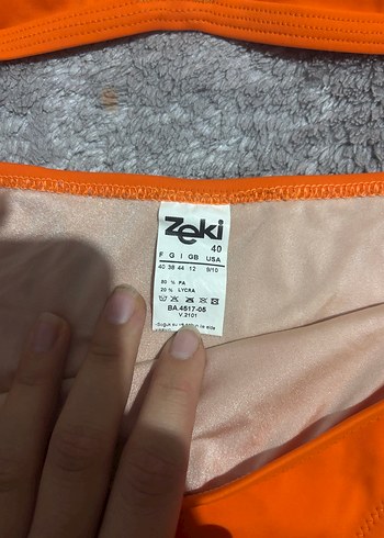 Turuncu Mini Strappy Bikini - Görsel 6