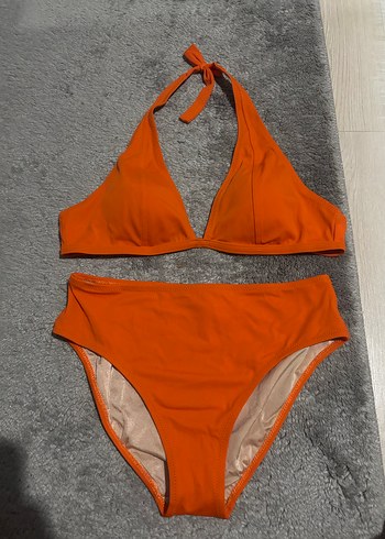 Turuncu Mini Strappy Bikini - Görsel 4
