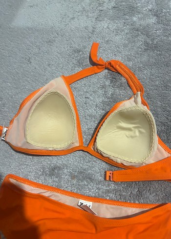 Turuncu Mini Strappy Bikini - Görsel 5