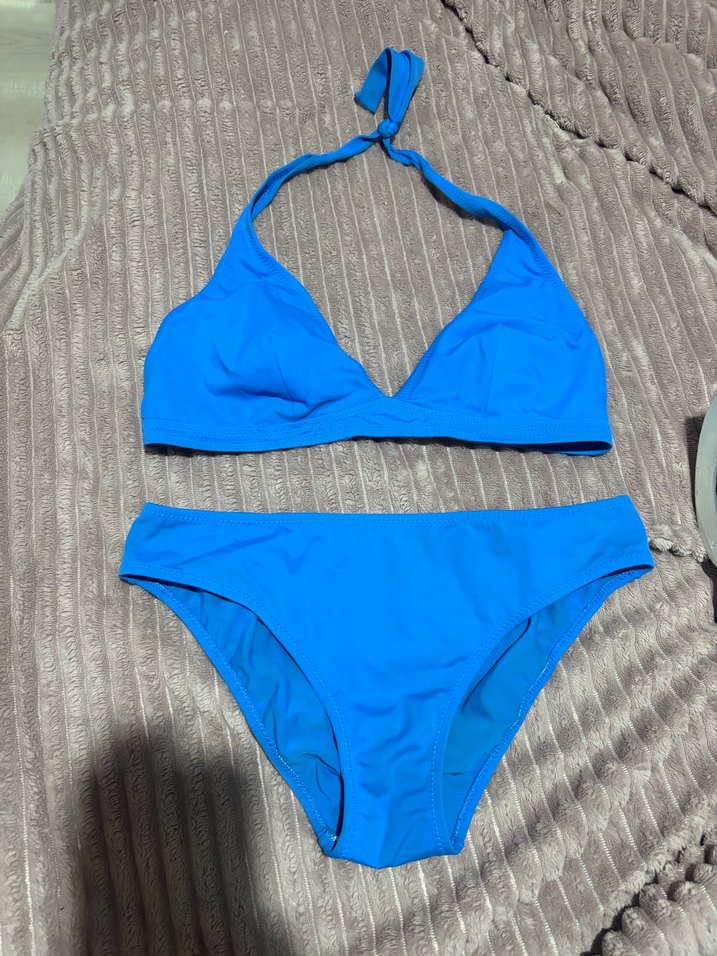 Mavi Strappy Bikini Takımı - Görsel 3